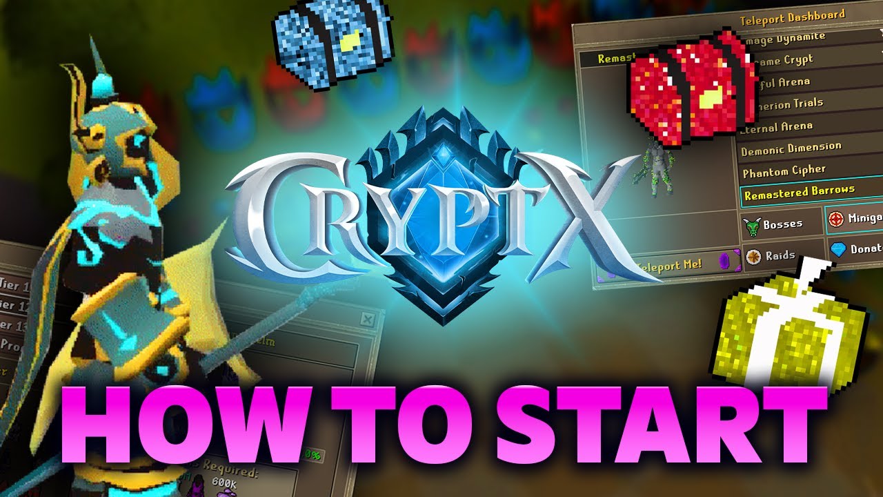 The ULTIMATE CryptX RSPS Starter Guide | *BE OP IN NO TIME* + Giveaway!