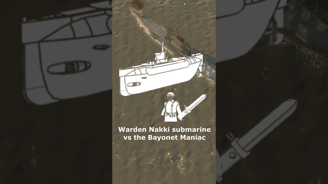 Foxhole - Warden submarine vs the Bayonet Maniac (me) 