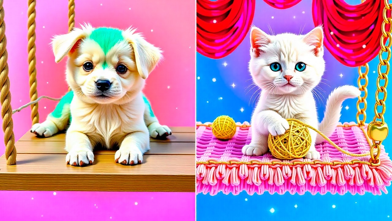 Hilarious Cat & Dog Reactions to Viral TikTok Trends Unleashed 🛁🍼 By Meow-some! Live