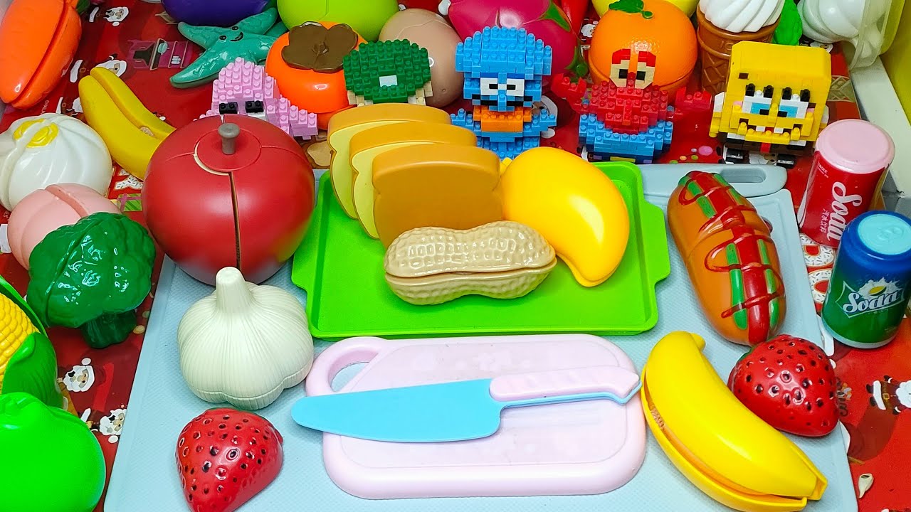 Playing Cutting Foods, Vegetables & Fruits ASMR  