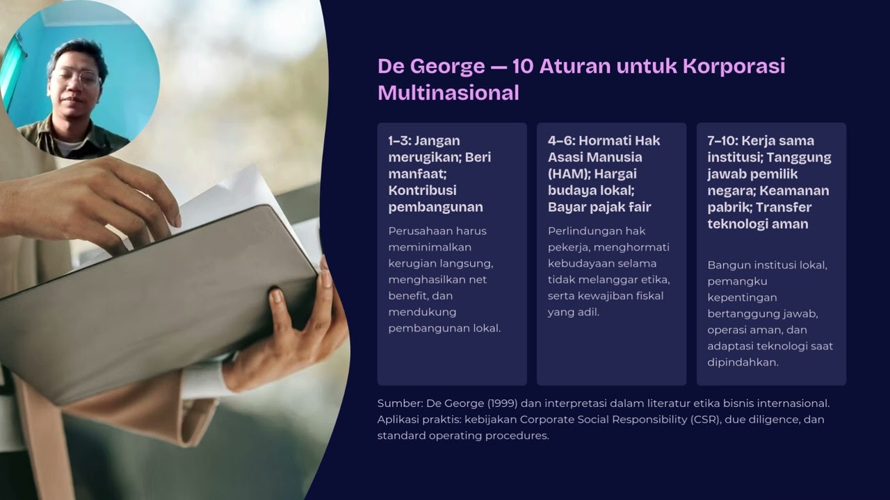 Penerapan Etika Bisnis dalam Bisnis Internasional