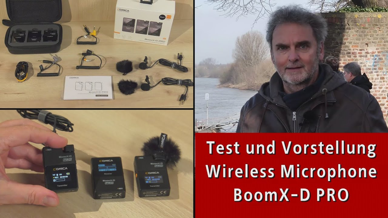 Test und Vorstellung: On-board Recording Wireless Microphone BoomX-D von Comica