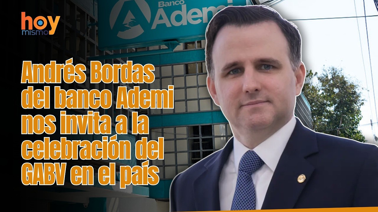 Andrés Bordas del banco Ademi nos invita a la celebración del GABV en el país.