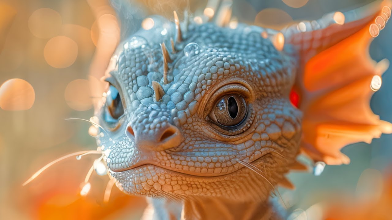 Relax with a Purring Dragon Wyrmling on a Rainy afternoon🐲🌦 Fall asleep in a tranquil ambiance🐉😪