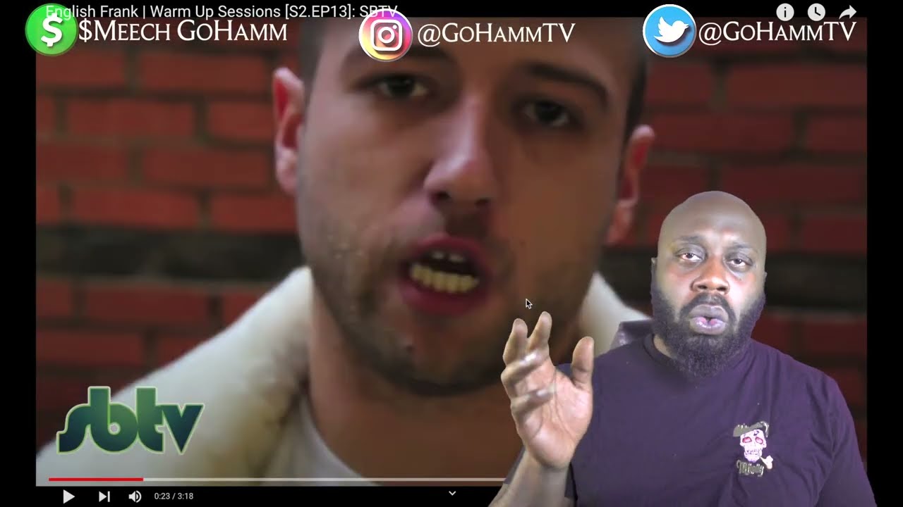 American Reacts | ENGLISH FRANK - Warm Up Session [GoHammTV]