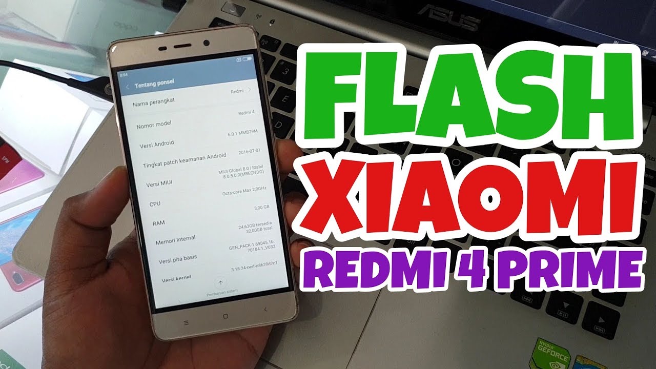 Flash Redmi 4 Prime (MarkW) Rom Distributor ke Stock Rom Global Official