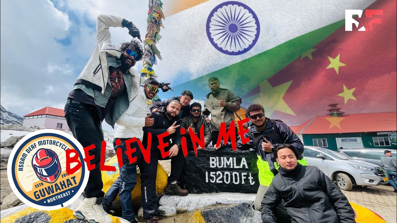 Final Bumla Pass 15200ft 🏔️🇮🇳🇨🇳 | Assam Deaf Motorcycle | Arunachal Pradesh