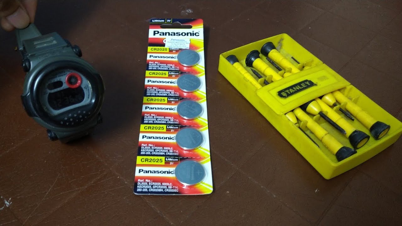 How To Replace Your G-Shock Lithium Battery : Gshock Jason G-001BB-1