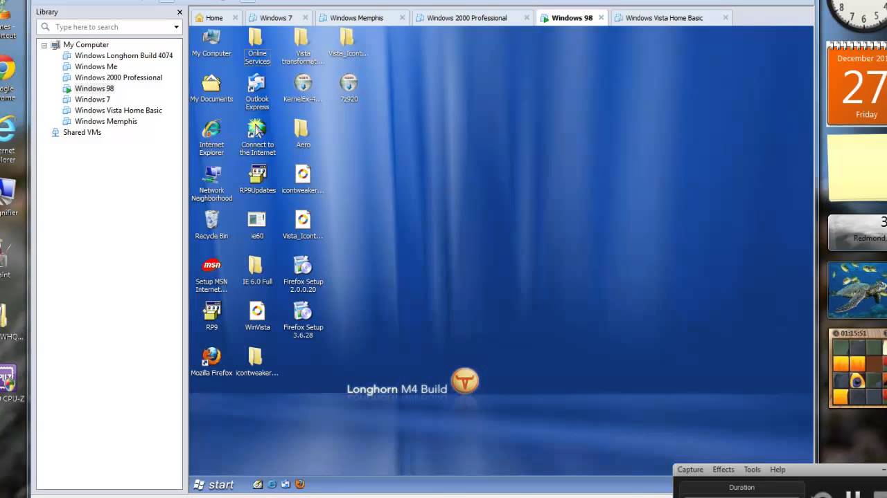 Windows 98 transformed into Windows Longhorn