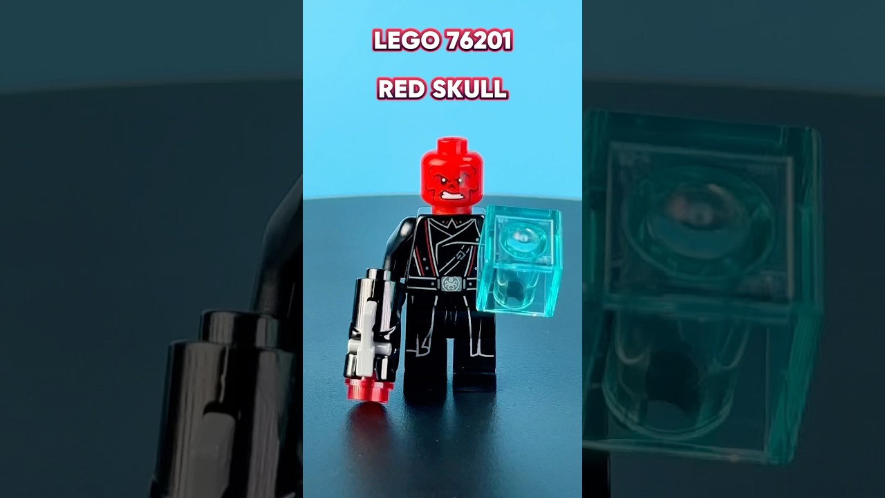 LEGO Red Skull Just Got an Upgrade! 🔴💥 Exclusive Minifigure in Set 76201! #legomarvel #bravenewworld