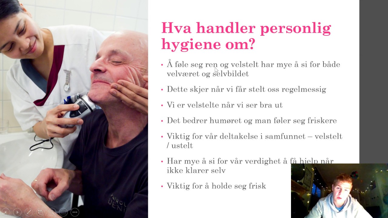 Hva handler personlig hygiene om? Andreas - helsearbeiderfag vg2.