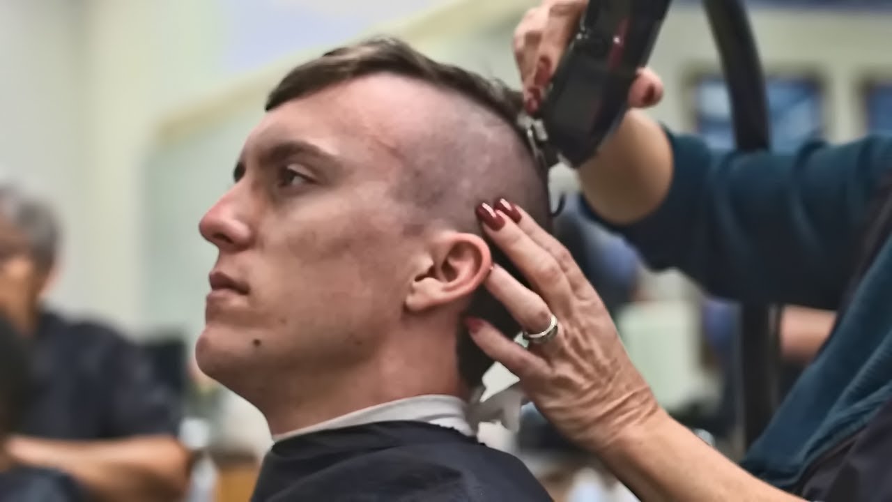 U.S. Air Force Basic Training • Shaving Heads & Making Beds