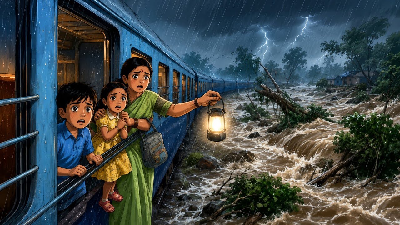 😱 90s Nani Ka Ghar Aur Train Ka Safar 😲 90s Village | 90s Childhood Ghibli Story