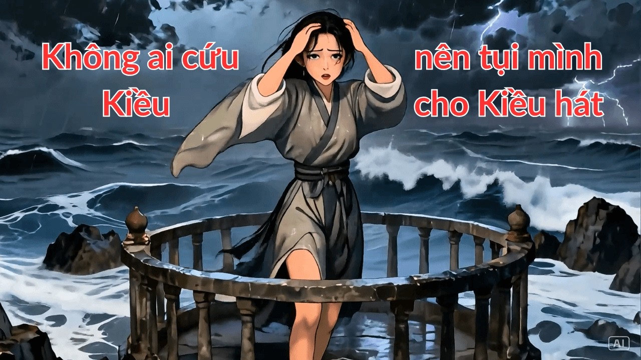 POV Thúy Kiều ở Lầu Ngưng Bích mà studio Nhật vẽ năm 1996