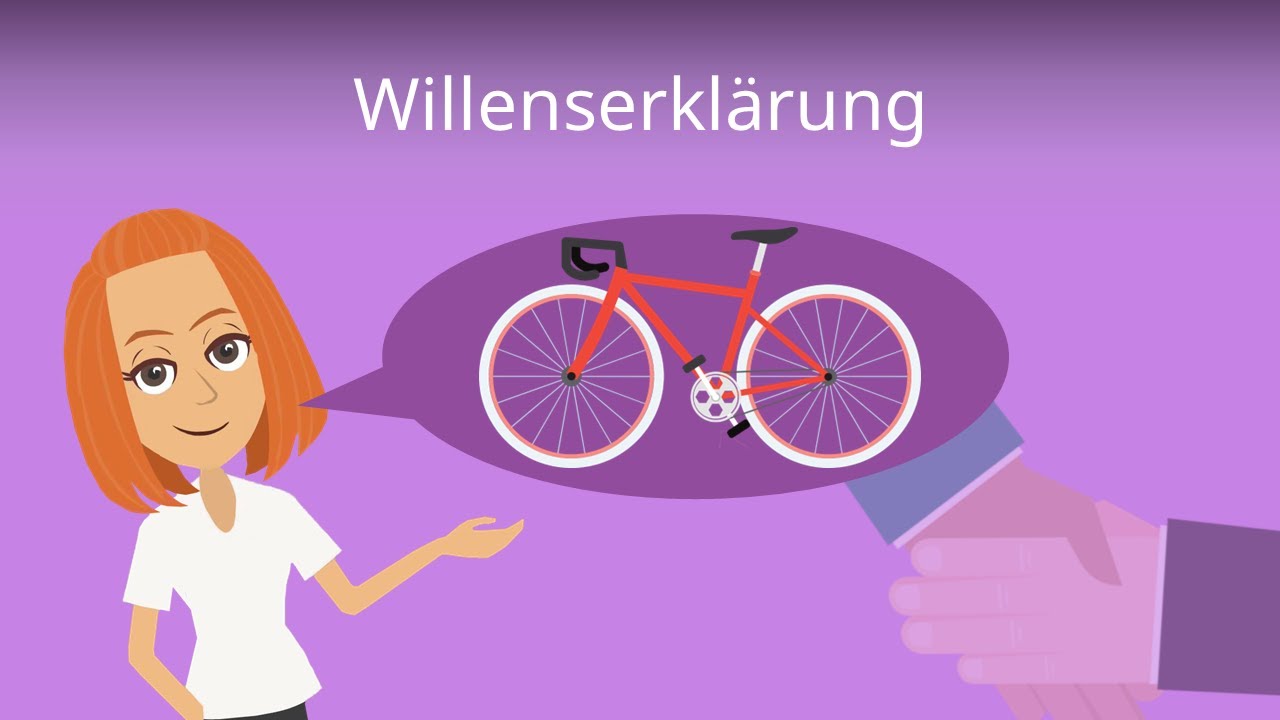 Willenserklärung: Das solltest du wissen! - Studyflix