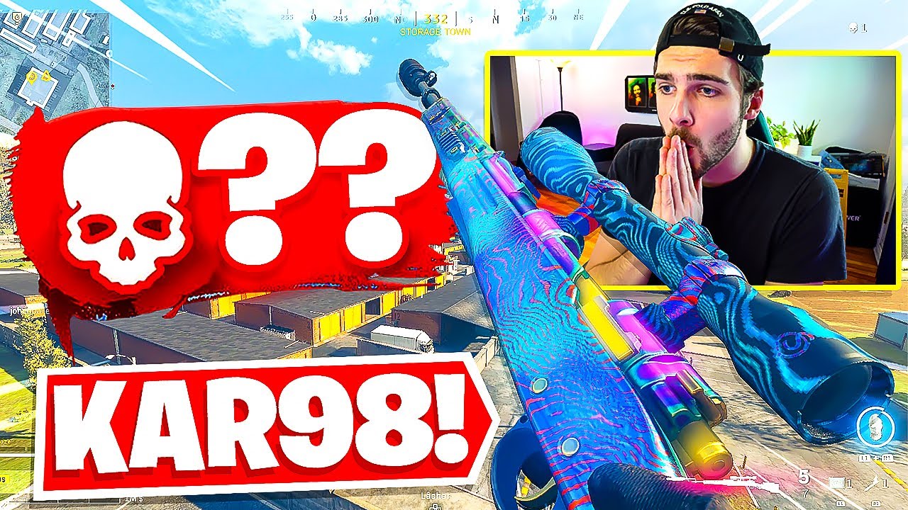 Je joue SEULEMENT au KAR98K sur WARZONE !! 😱