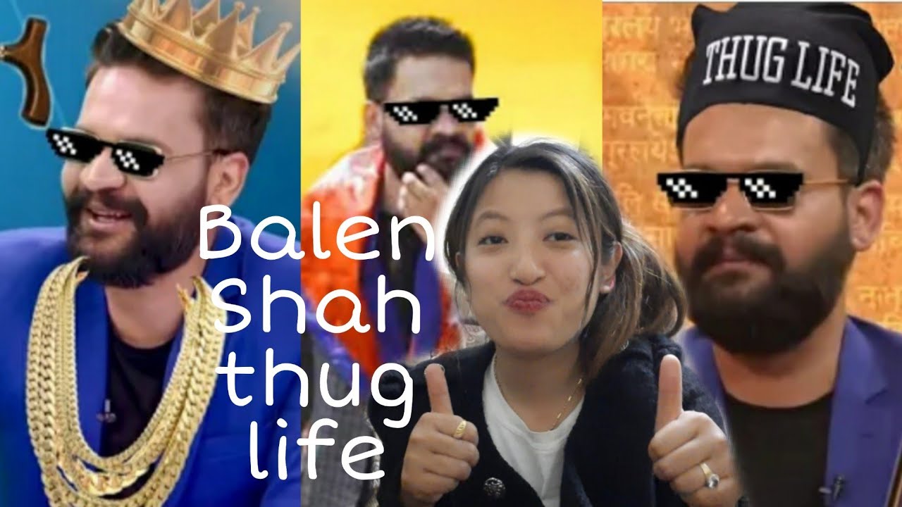 Balen Shah thug life reaction #balenshah