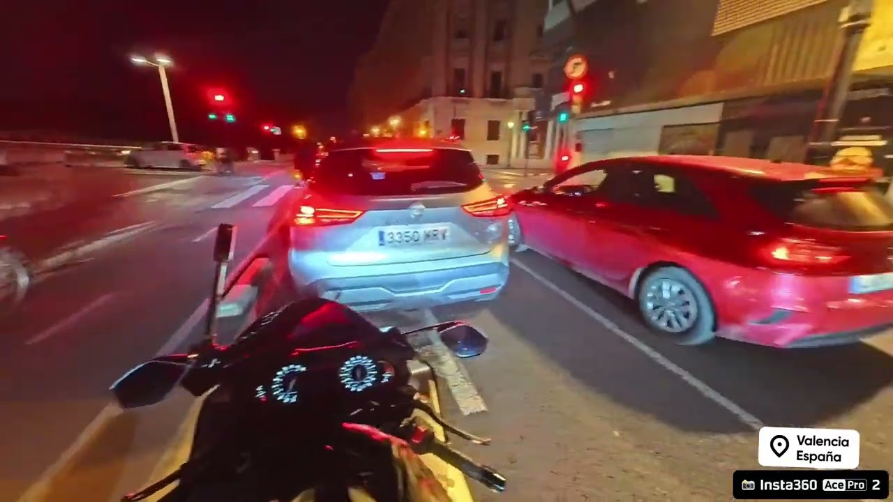 [4K] | SUZUKI HAYABUSA | @insta360 AcePro2 | #puresound | Valencia | #nigthride | Suave