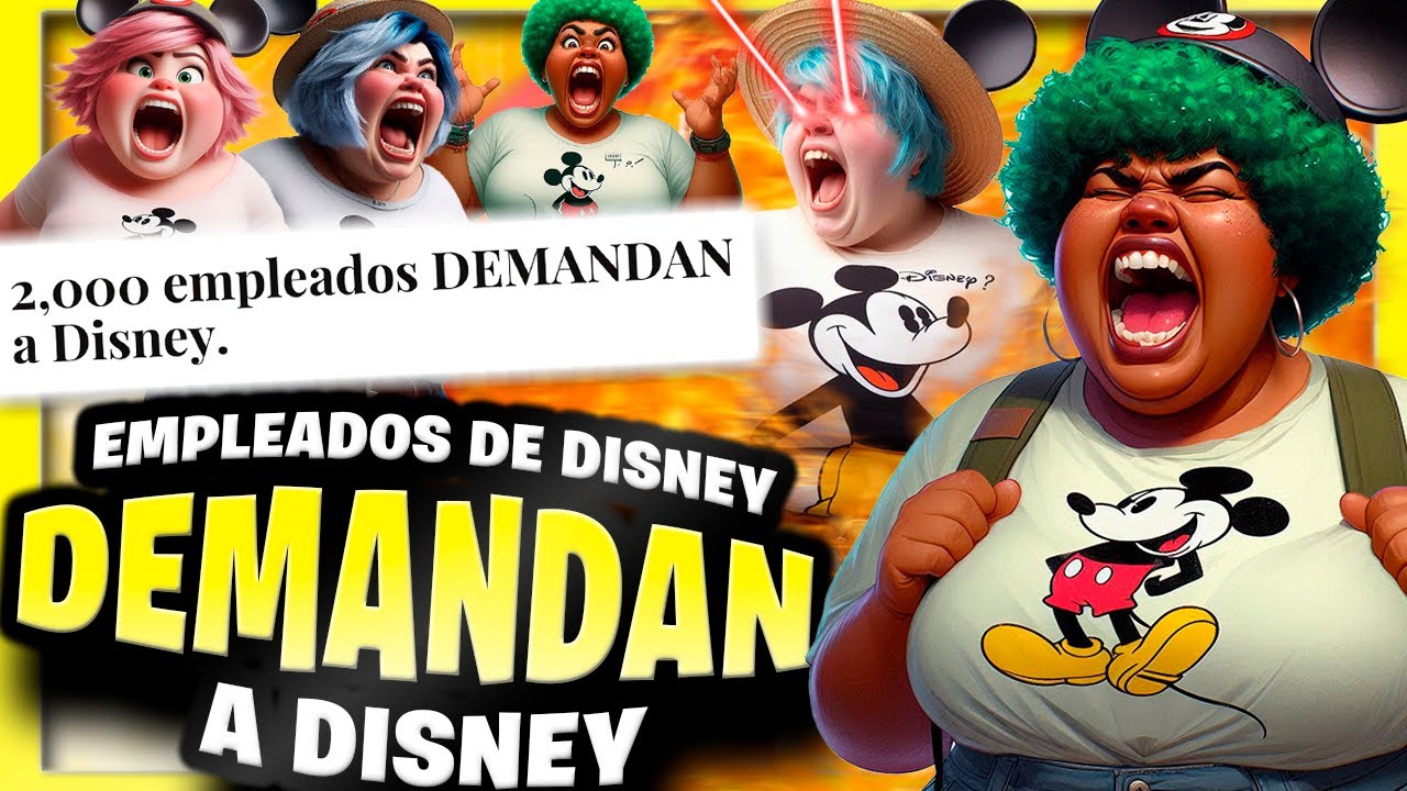 Miles de EMPLEADOS PROGRES de Disney DEMANDAN a Disney 🤣