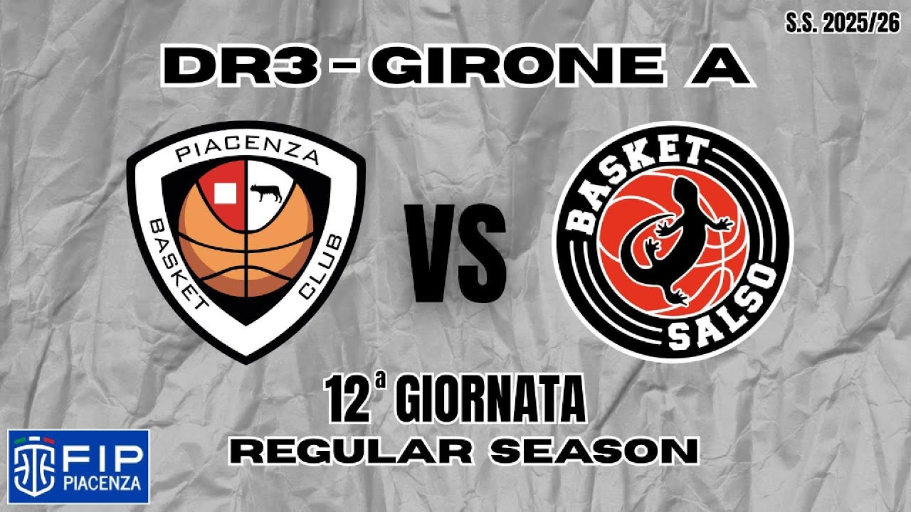 DR3 | Bakery Piacenza Club Red vs Basket Salso | Full Highlights (06/01/2026)