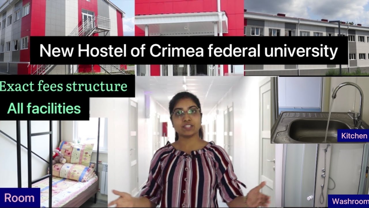 Hostels in Russia for Indians| New Hostel of Crimea federal university Russia | Hostel Tour fees2021
