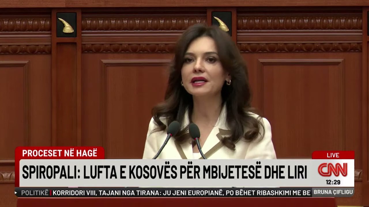 Shqipëria do mbrojë të vërtetën historike të Kosovës... Elisa Spiropali