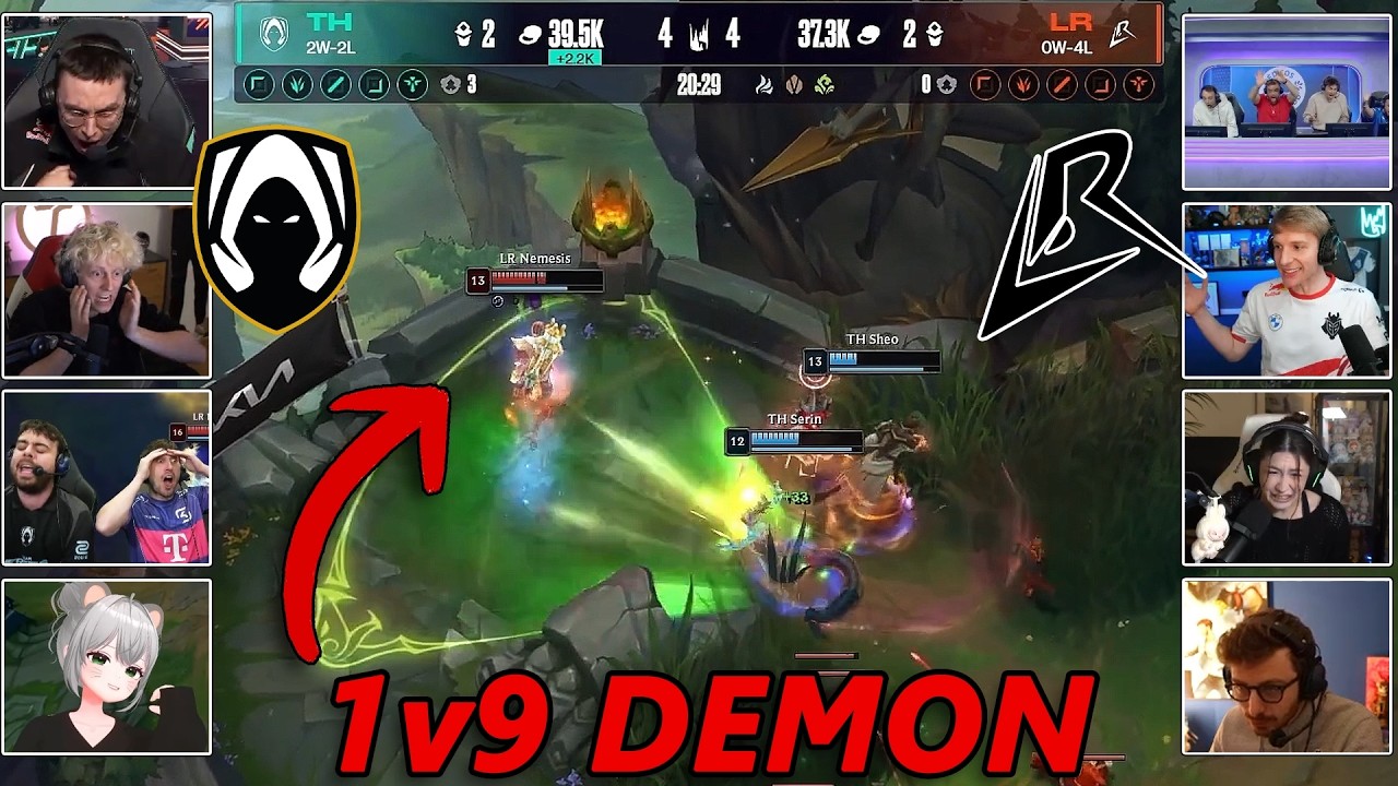 Streamers React to LOS RATONES' First Win Against TH - THE RATS ARE BACK! | LR vs TH LEC Versus