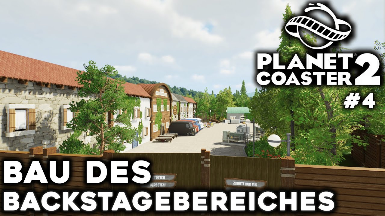 Bau des Backstagebereiches!  | Planet Coaster 2 Sandbox Speedbuild [Adventurelandia] | #4