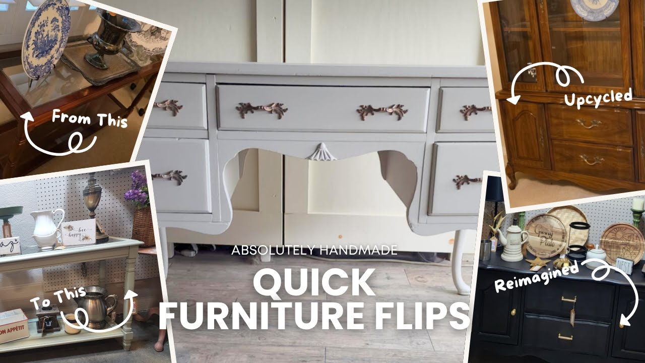 Fast Furniture Flips! Reimagine and Reuse!
