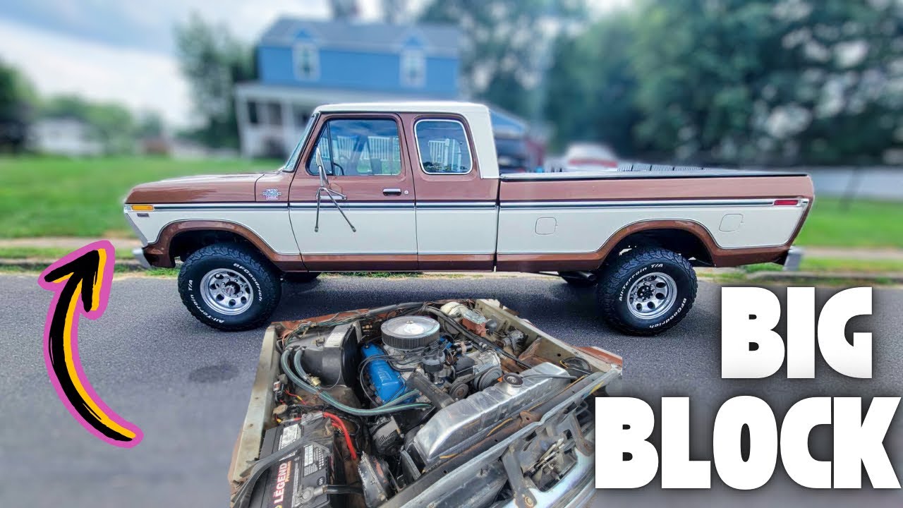 Epic Showcase of Ford's Full Size Truck Engines in 1979!