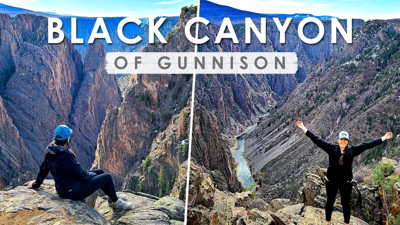 BLACK CANYON OF THE GUNNISON NATIONAL PARK | Moody & Gorgeous South Rim | Deepest Canyon in Colorado