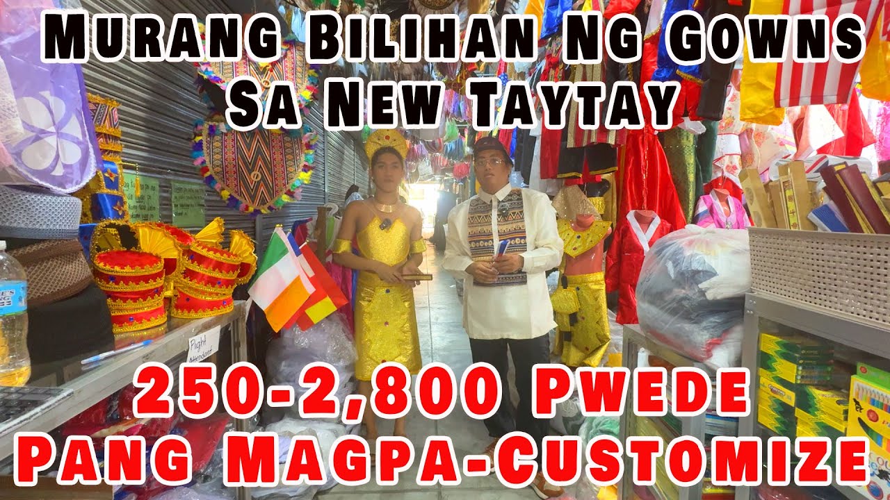 PINAKAMURA HANAP TAYO Gowns Sa Taytay Tiangge AsLow As ₱250-₱2,800 Pwede MagpaCustomize Wedding Prom