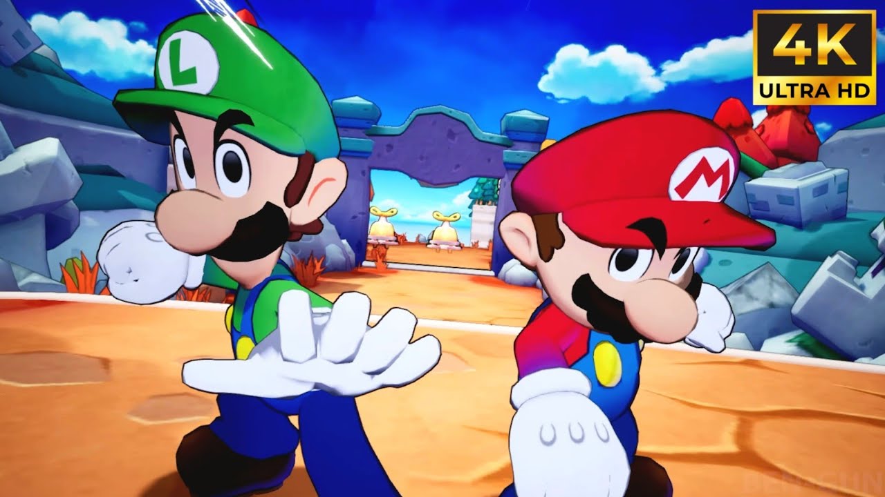 Mario & Luigi: Brothership Gorumbla Boss Fight Gameplay (4k)