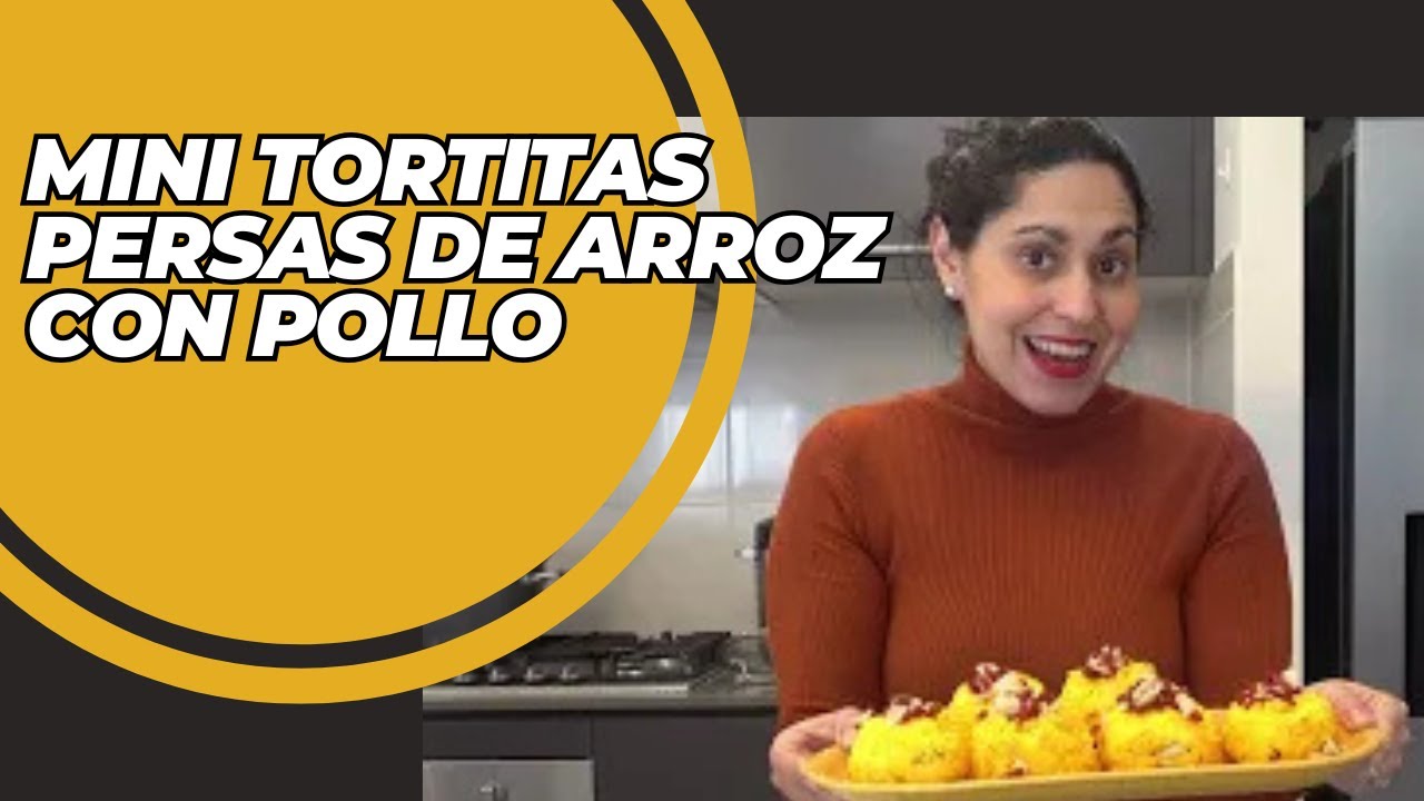 Estas mini tortitas persas de arroz con pollo te van a sorprender 😍🇮🇷