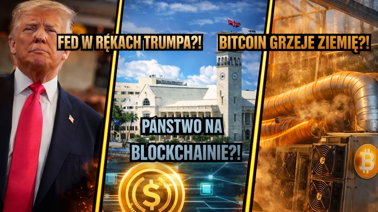 Krypto Wiadomości 20.01.26: Trump miesza w Fed, ETH znika z giełd, a Bermudy wchodzą w blockchain.