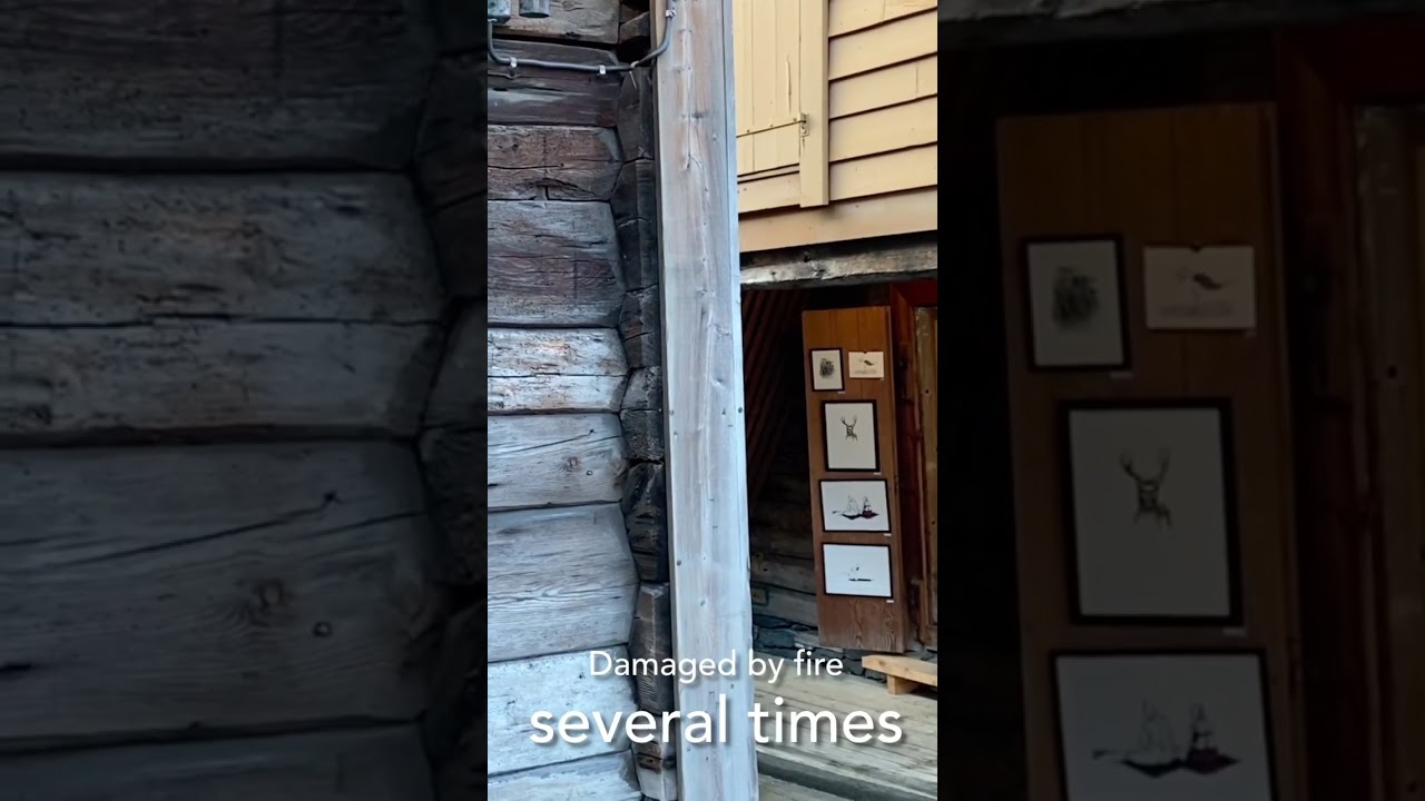 Bryggen, the old Hanseatic trade center in Bergen, Norway