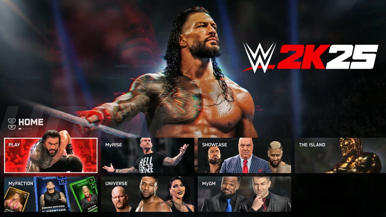 WWE 2K25 My First LIVE Stream - WWE 2K25 Roman Reigns John Cena Cody Rhodes Live Stream