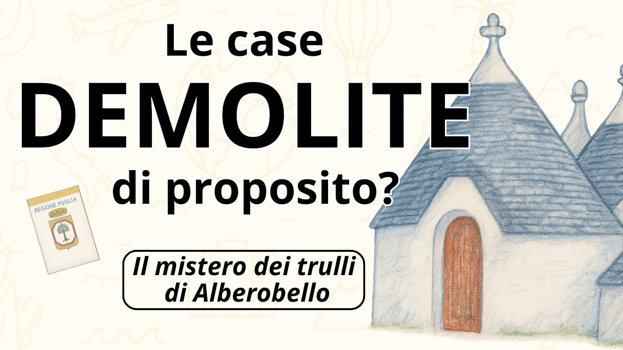 I trulli di Alberobello: il mistero delle case demolite 🧱❓ | Italiano Facile | Easy Italian