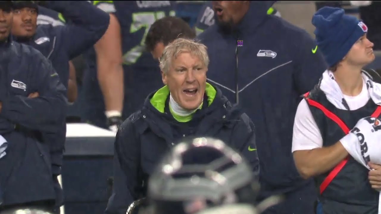 Pete Carroll is FURIOUS after roughing the passer call on a sack