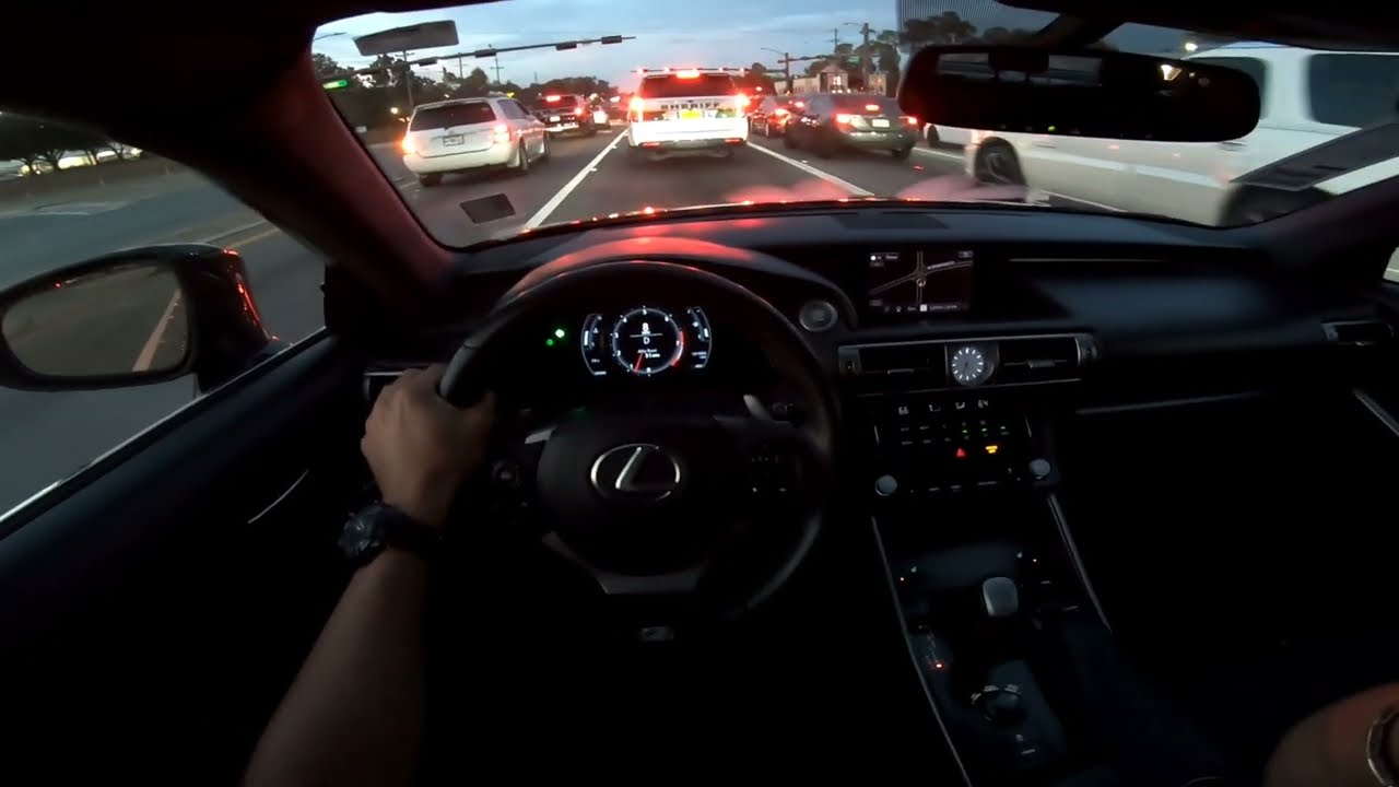 ✅️2014 Lexus IS350 F Sport RWD POV Night Drive 🌙