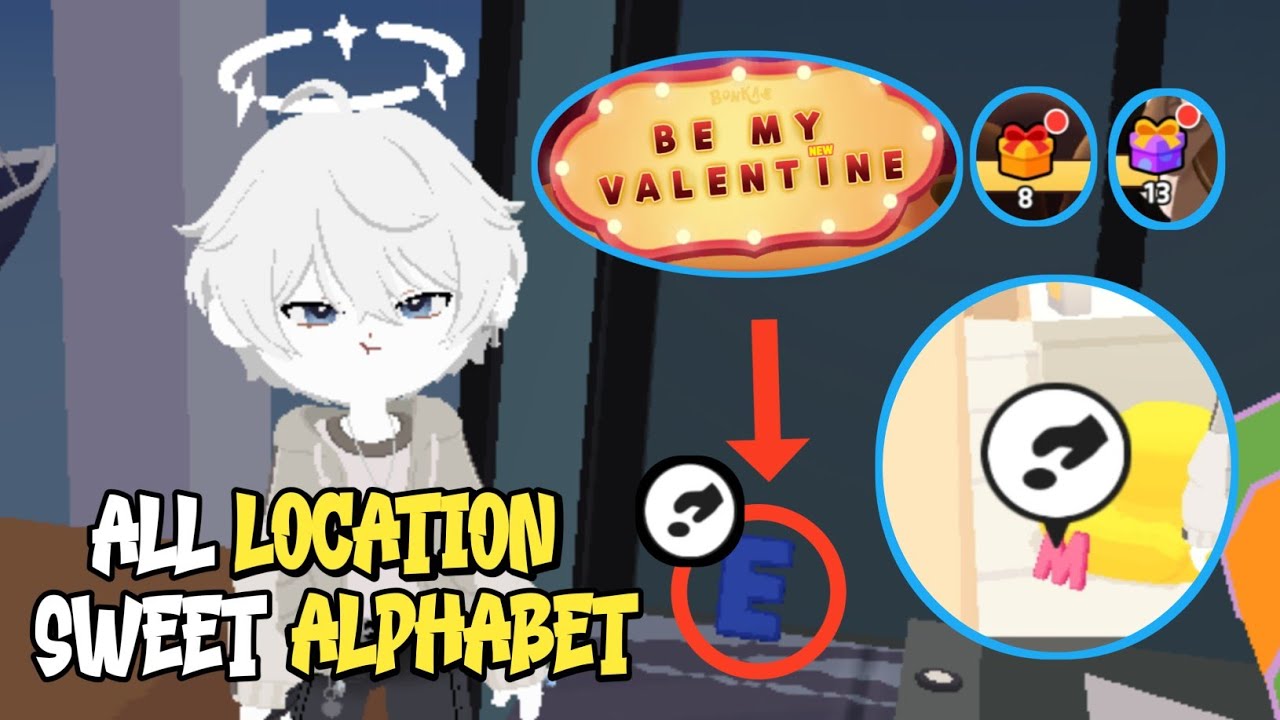 Update Event Valentine | Lokasi 13 Alfabet Untuk mendapatkan Hadiah Baju dan Topi | Play Together