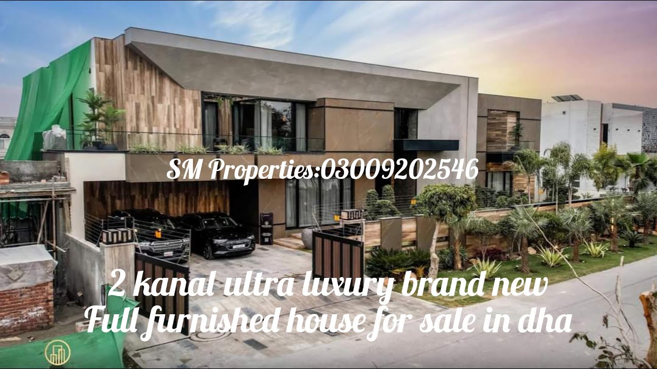 2 kanal brand new full furnished house for sale in dha lahore|SM Properties|03009202546