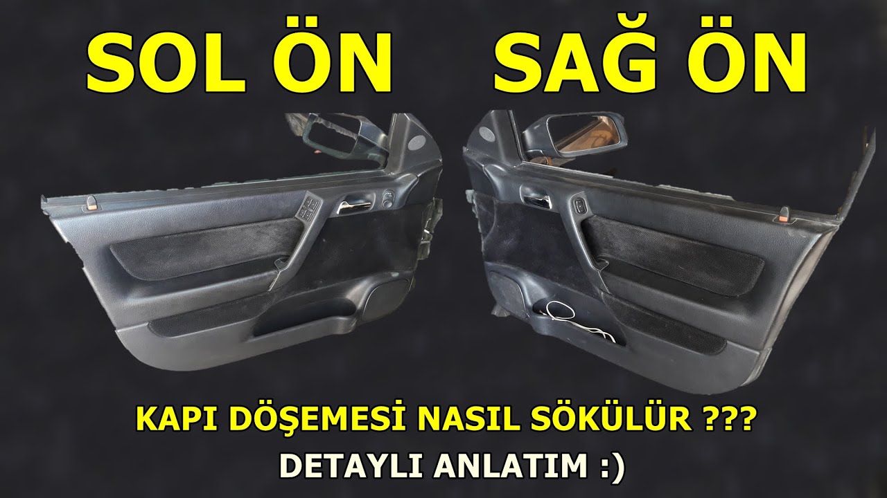 ÖN SAĞ SOL KAPI DÖŞEMESİ SÖKÜLÜRKEN YAPILMASI GEREKENLER ASTRA G