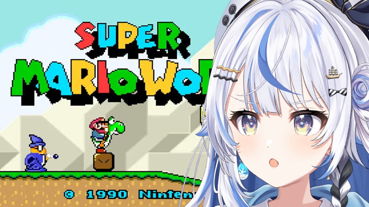 #6【 スーパーマリオワールド 】完全初見！スーパーマリオワールドに挑戦！【 汐空なみり 】