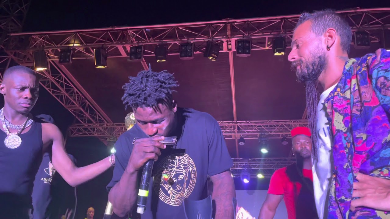ZEBEN HARMONICA REND HOMMAGE A DJ ARAFAT au concert de SIDIKI DIABATÉ 🇨🇳♥️