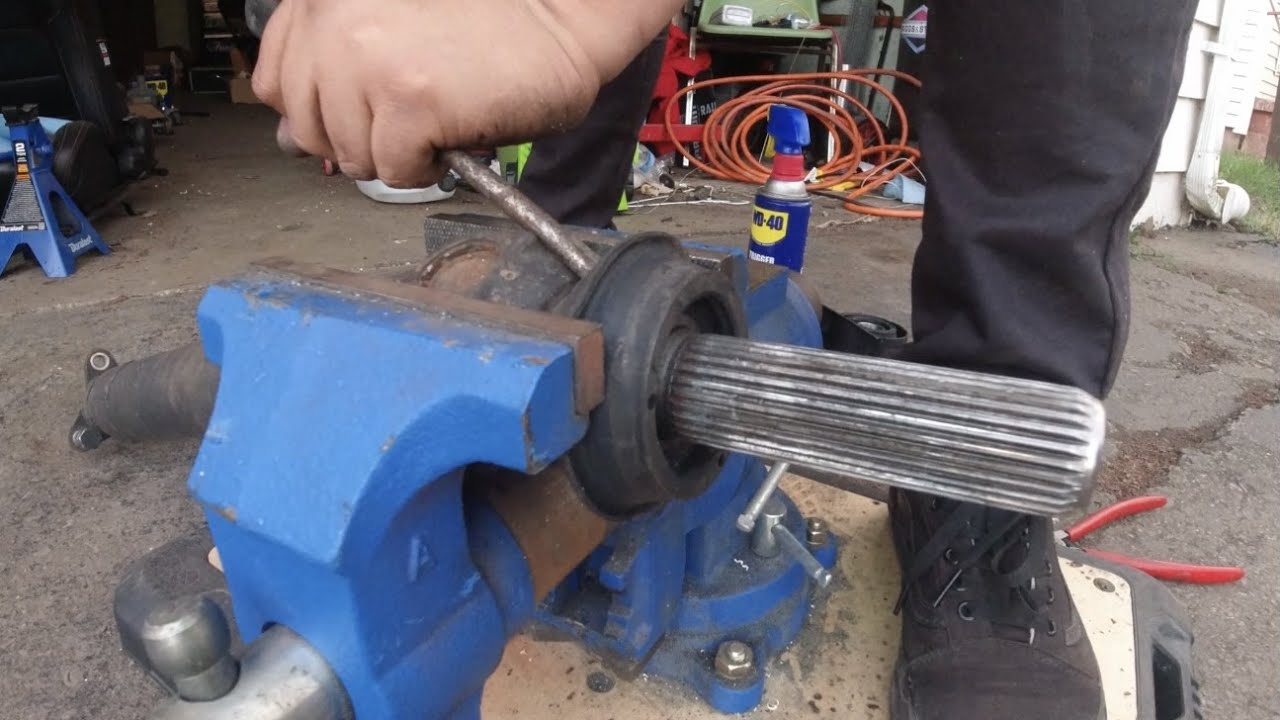How to Replace a Driveshaft Center Support On a BMW E30