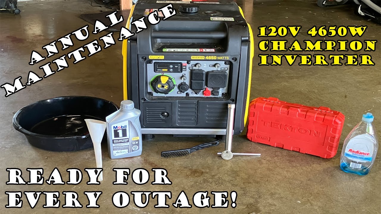 Annual generator maintenance! Never be without power by keeping your generator in peak condition!