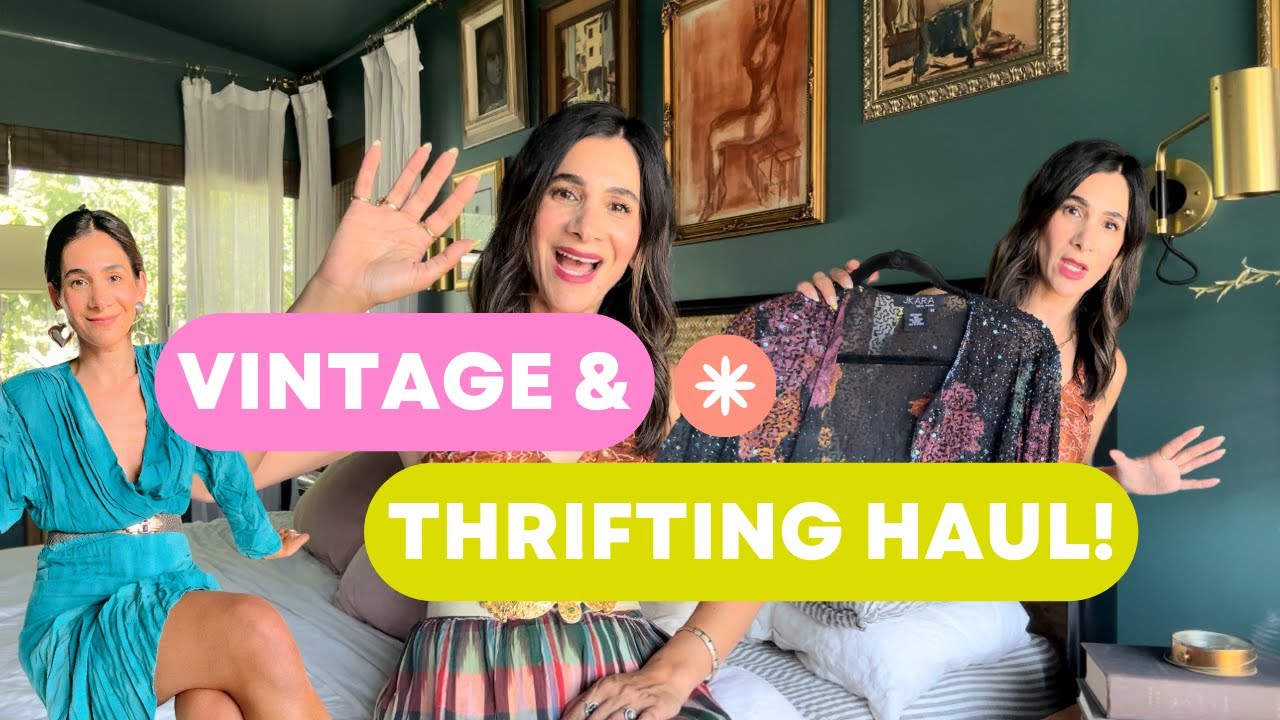 VINTAGE & THRIFT HAUL + A TRY ON SESSION!