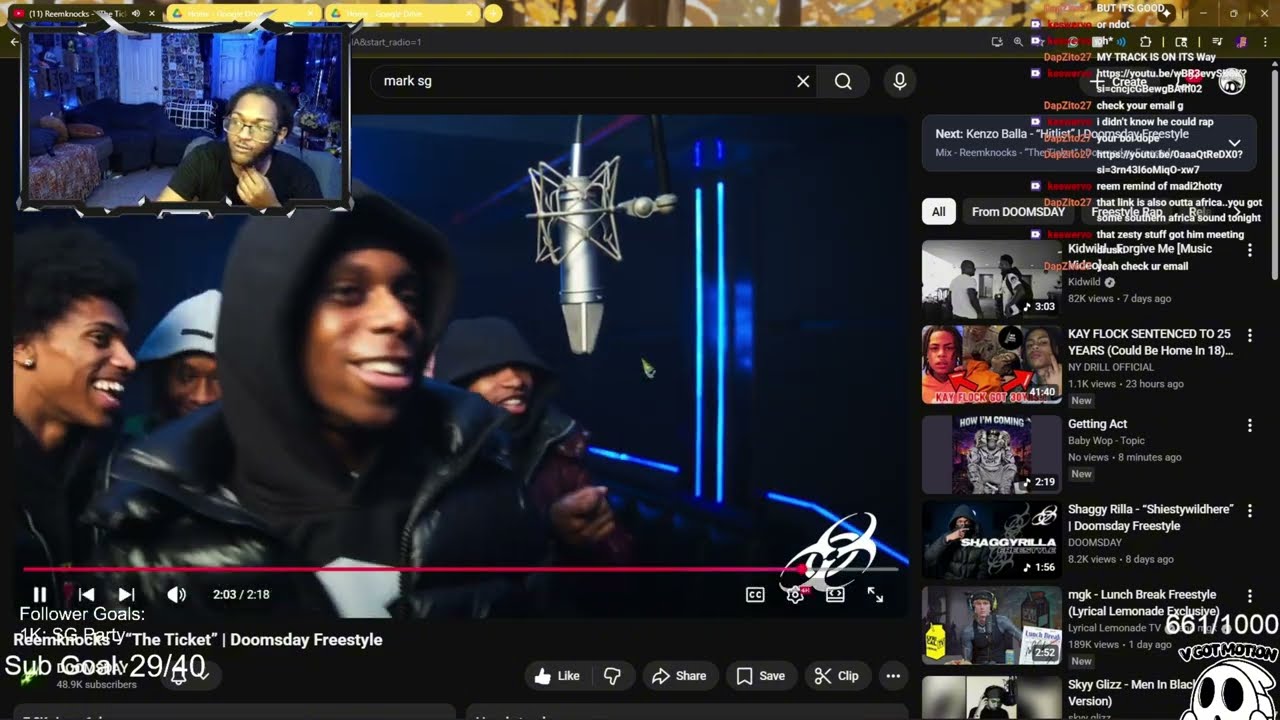 🎥 VGM Reacts to Reemknocks – The Ticket | Doomsday Freestyle 🔥