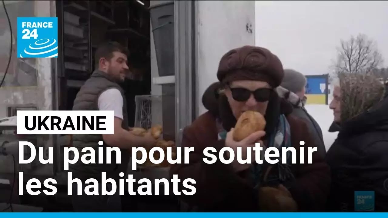 Ukraine : Au cœur de l'hiver glacial, un boulanger distribue du pain pour soutenir les habitants